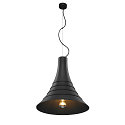 Pendant luminaire BATO 45 PD, � 45cm, E27, black