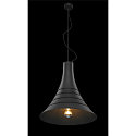 SLV Pendant luminaire BATO 45 PD, � 45cm, E27, black