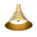 SLV Premium LED Pendant luminaire BATO 45 PD, � 45cm, 30W 2500K 1900lm 100�, TRIAC dimmable, brushed brass
