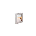 Premium LED Recessed luminaire FRAME CURVE HV, 3.1W 2700K 100lm, silver