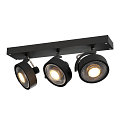 SLV KALU 3 QPAR111, Wall and Ceiling luminaire, black