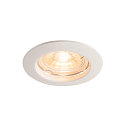 PIKA QPAR51, Ceiling recessed luminaire, fixed, white