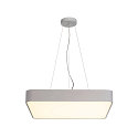 SLV MEDO 60 SQUARE LED, Ceiling luminaire, silver grey