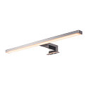 DORISA LED Mirror lamp, long, chrome