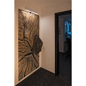 DORISA LED Mirror lamp, long, chrome