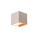 SOLID CUBE Wall luminaire, QT14, grey