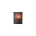 SLV FENDA Wall luminaire textile shade, half, � 23cm, black