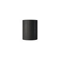 SLV FENDA Wall luminaire textile shade, half, � 23cm, black / copper