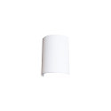 SLV FENDA Wall luminaire textile shade, half, � 23cm, white