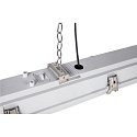 SLV LED Outdoor Wall and Ceiling luminaire IMPERVA 120, IP66 IK08, 40W 120�, 3000K 4200lm, grey