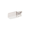 Accessories for 3-Phase surface track S-TRACK Feed-In, L-version, traffic white RAL 9016