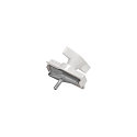 Luminaire adapter mechanical, for S-TRACK 3-Phase high-voltage track, traffic white RAL 9016