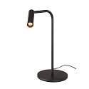 SLV Premium LED Table lamp KARPO TL, 6.5W 3000K 400lm, 3-step touch dimmer, black