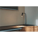 SLV Premium LED Table lamp KARPO TL, 6.5W 3000K 400lm, 3-step touch dimmer, black