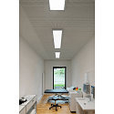 SLV LED Ceiling luminaire PANEL f�r BAP, 120 x 30cm, 45W, TRIAC dimmable, silver grey, 4000K 3400lm 90�