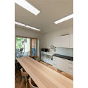 SLV LED Ceiling luminaire PANEL f�r BAP, 120 x 30cm, 45W, TRIAC dimmable, silver grey, 4000K 3400lm 90�