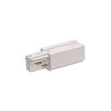 EUTRAC Feed-In for 3-Phase High voltage Track Earth left, white