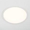 SLV LED Ceiling recessed luminaire MEDO 30 EL, frame version, � 29cm, 14W 3000/4000K 105�, white
