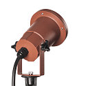 Outdoor Earth spike lamp NAUTILUS SPIKE XL, CR50-SE, GU10, IP65 IK06, black