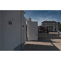 LED Outdoor Wall luminaire ANGOLUX S WL, IP44, 9.8W 3000K 560lm 100�, with IR sensor, anthracite