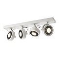 SLV Wall and Ceiling luminaire KALU CW, Quad, QPAR111, 4x max. 75W, white