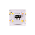 SLV LED Outdoor Wall and Ceiling luminaire LIPSY 50 Drum, IP44, 3000/4000K, � 40cm, 21W, white