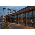 SLV LED Outdoor Recessed Downlight PATTA-I round, IP65 IK02, 7.3W 1800-3000K 440lm, dim to warm, brushed alu