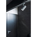 SLV 1-HV-phase-track luminaire ENOLA B TRACK SPOT, GU10 QPAR51, IP20, rotatable, swivelling, silver grey