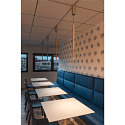 SLV Premium LED Pendant luminaire HELIA 30 PD, Surface mounting, 10W 3000K 550lm 40�, TRIAC dimmable, soft gold