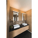 SLV Premium LED Wall luminaire MARYLIN, IP44, chrome / white, 120�, length 60cm, 15W 3000K 1000lm