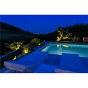 Premium LED Outdoor Earth spike luminaire LED SPIKE, IP55 IK06, 6W 3000K 400lm 40�, swiveling, anthracite