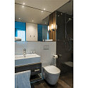 SLV Wall luminaire WL 105 Bathroom-/Mirror luminaire, double glass, 1x E14, IP44, chrome