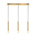 SLV FITU Canopy for FITU PD Pendant luminaires, TRIPPLE, LANG, max. 16A, soft gold