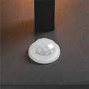 SLV Outdoor Wall luminaire QUADRULO SENSOR WL, E27, anthracite, with IR sensor