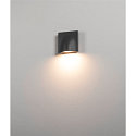 SLV LED Outdoor Wall luminaire VILUA I WL, IP54, 16W 3000K 405lm 100�, anthracite