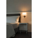 SLV LED Wall luminaire KENKUA SPOT LED, E27, 40W, 25�, 3000K, 200lm, chrome, glass milky