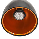 SLV 3-Phase spot PARA CONE 14 QPAR51, GU10, incl. 3-Phase adaptor, black/gold