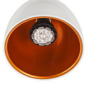 SLV 3-Phase spot PARA CONE 14 QPAR51, GU10, incl. 3-Phase adaptor, white/gold