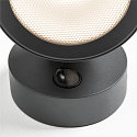 SLV LED Outdoor spot ESKINA SPOT SENSOR LED Wall-/Ceiling luminaire, 14,5W, 95�, 3000/4000K, 1000lm, IP54, dimmable, anthracite