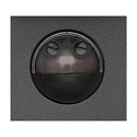 SLV LED Outdoor spot ESKINA SPOT SENSOR LED Wall-/Ceiling luminaire, 14,5W, 95�, 3000/4000K, 1000lm, IP54, dimmable, anthracite