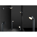 SLV LED Outdoor spot ESKINA SPOT SENSOR LED Wall-/Ceiling luminaire, 14,5W, 95�, 3000/4000K, 1000lm, IP54, dimmable, anthracite