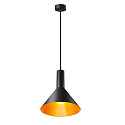 SLV Pendant luminaire PHELIA 275, E27, black/gold