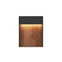 SLV LED Outdoor wall luminaire FLATT LED, 14W, 3000/4000K, IP65, 500lm, anthracite/brown