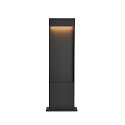 LED Outdoor luminaire FLATT POLE LED Floor lamp, 9,7W, 3000/4000K, 400lm, IP65, 65cm, anthracite/brown