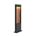 LED Outdoor luminaire FLATT POLE LED Floor lamp, 9,7W, 3000/4000K, 400lm, IP65, 65cm, anthracite/brown