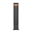 LED Outdoor luminaire FLATT POLE LED Floor lamp, 9,7W, 3000/4000K, 400lm, IP65, 100cm, anthracite/brown