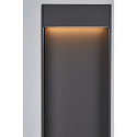LED Outdoor luminaire FLATT POLE LED Floor lamp, 9,7W, 3000/4000K, 400lm, IP65, 100cm, anthracite/brown