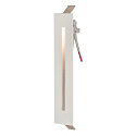SLV LED Wall recessed luminaire NOTAPO, 3000K, 6lm, white, 18cm