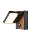 LED Outdoor Wall luminaire ABRIDOR SENSOR LED, 14W, 3000/4000K, 750lm, IP54, anthracite