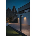 SLV LED Outdoor luminaire ABRIDOR POLE LED Floor lamp, 14W, 3000/4000K, 750lm, IP55, anthracite, 100cm